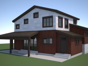 rust house 3D मॉडल