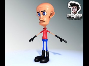 the bald guy Model 3D