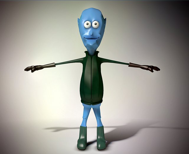 devilalienmodel 3D Модель .c4d .max .obj .3ds .fbx .stl .blend 