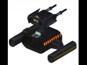 science police turret 3D Model