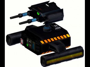 science police turret 3D Model