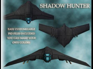 ca&ccedil;ador de sombras Modelo 3D