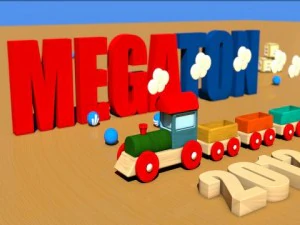 іграшковий поїзд 3D Модель