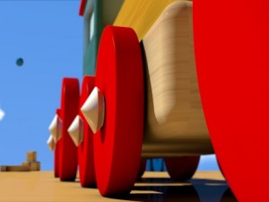 toy train 3D Model