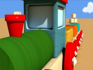 toy train 3D Model