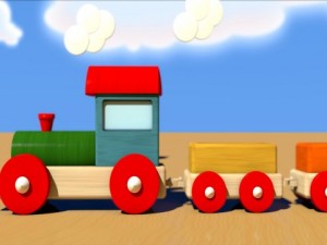 toy train 3D Model