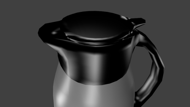 coffee pot 3D Model .c4d .max .obj .3ds .fbx .stl .blend 