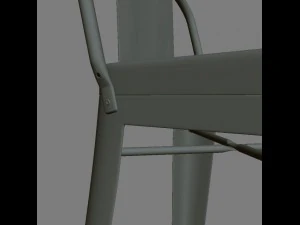 tolix marais low back bar 3D Model