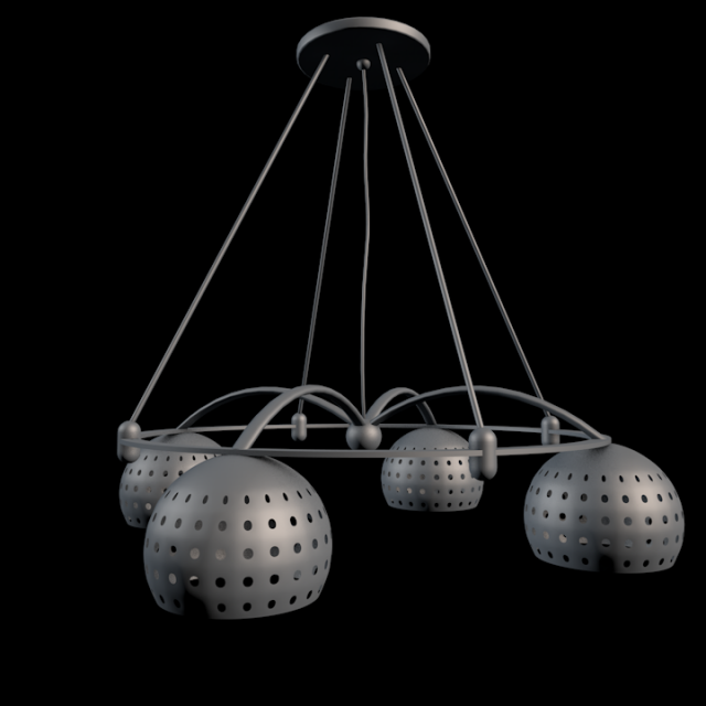 hitech lamps 3D Model .c4d .max .obj .3ds .fbx .stl .blend 