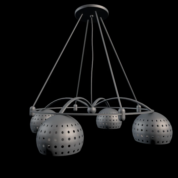 hitech lamps 3D Model .c4d .max .obj .3ds .fbx .stl .blend 