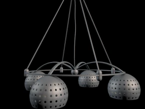 하이테크 램프 3D 모델