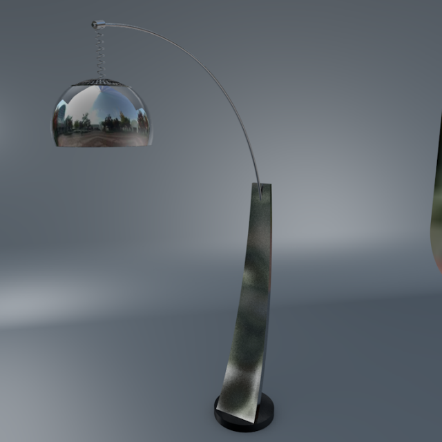 floor lamp Model 3D .c4d .max .obj .3ds .fbx .stl .blend 