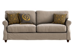 tifton sofa slipcover Model 3D