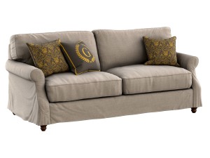 tifton sofa slipcover 3Dモデル