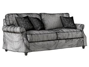 tifton sofa slipcover 3Dモデル