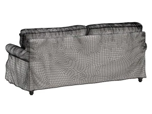 tifton sofa slipcover 3D Model