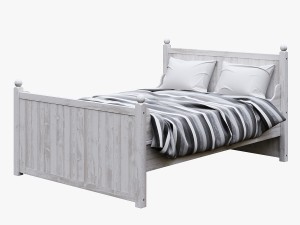 ikea hurdal bed Model 3D