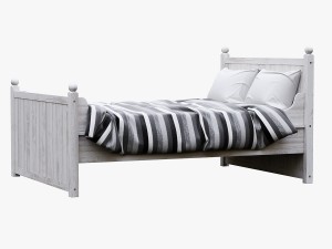 ikea hurdal bed 3D Model