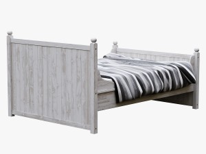 ikea hurdal bed 3D Model