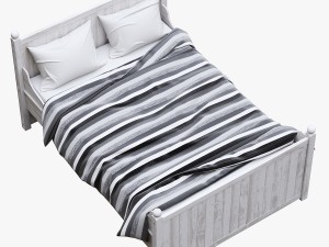 ikea hurdal bed 3D Model
