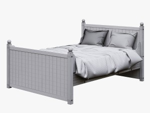 ikea hurdal bed 3D Model