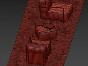 3d flexform abc set 3D Model