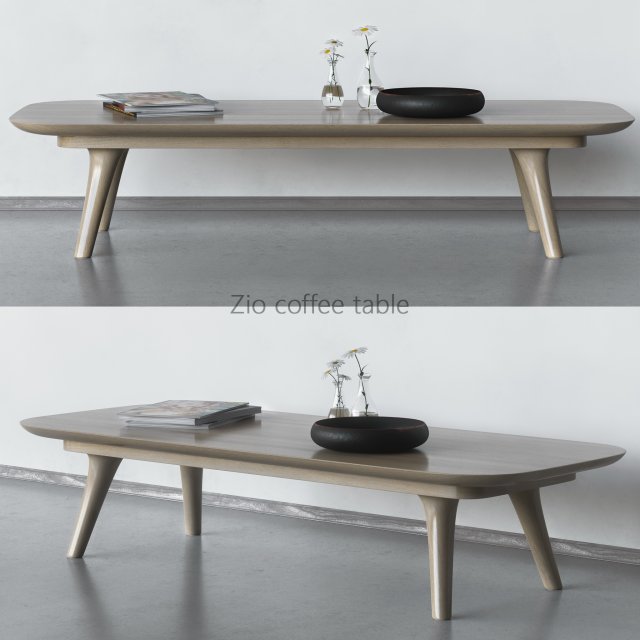 zio coffee table 3D मॉडल .c4d .max .obj .3ds .fbx .stl .blend