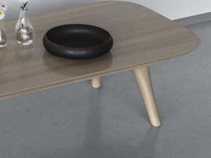 zio coffee table 3D मॉडल