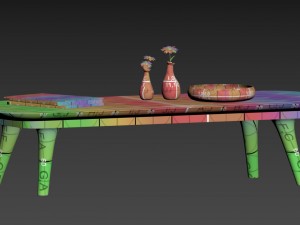zio coffee table 3D मॉडल