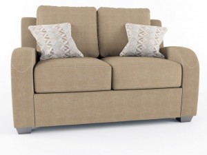 ashley furniturecirca taupe loveseat Modèle 3D