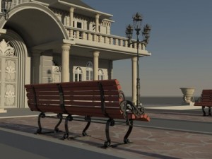 bench 3D 模型