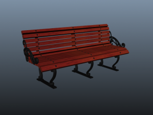 bench 3D 模型
