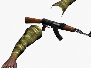 fps hands rigged 3D 模型