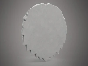 Lion head sculpture 3D Model