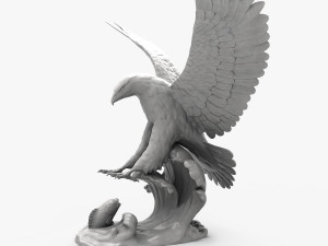 Eagle statue Modèle 3D