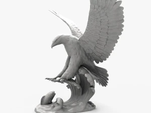 Estatua del águila Modelo 3D