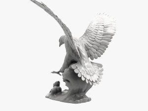 Eagle statue 3D 模型