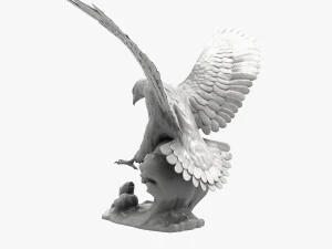 Eagle statue 3D Model