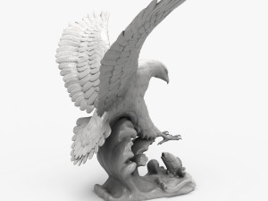 Eagle statue 3D 模型