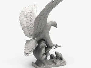 Eagle statue 3D Model