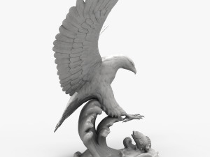 Eagle statue 3D 模型