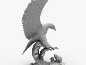 Eagle statue 3D Model