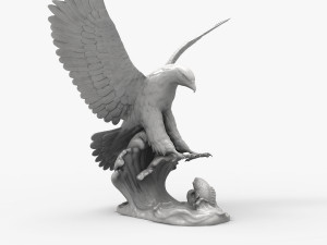Eagle statue 3D 模型