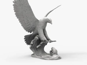 Eagle statue 3D Model