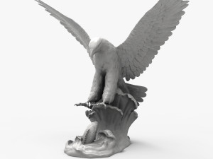 Eagle statue 3D 模型