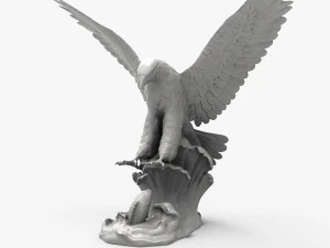 Eagle statue 3D Model
