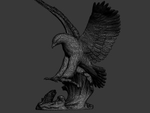 Eagle statue 3D 模型