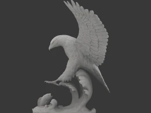 Eagle statue 3D Model