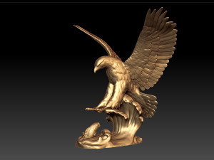 Eagle statue 3D 模型