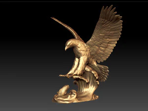 Eagle statue 3D Model